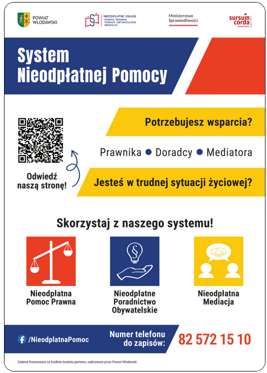nieodpłatna pomoc prawna